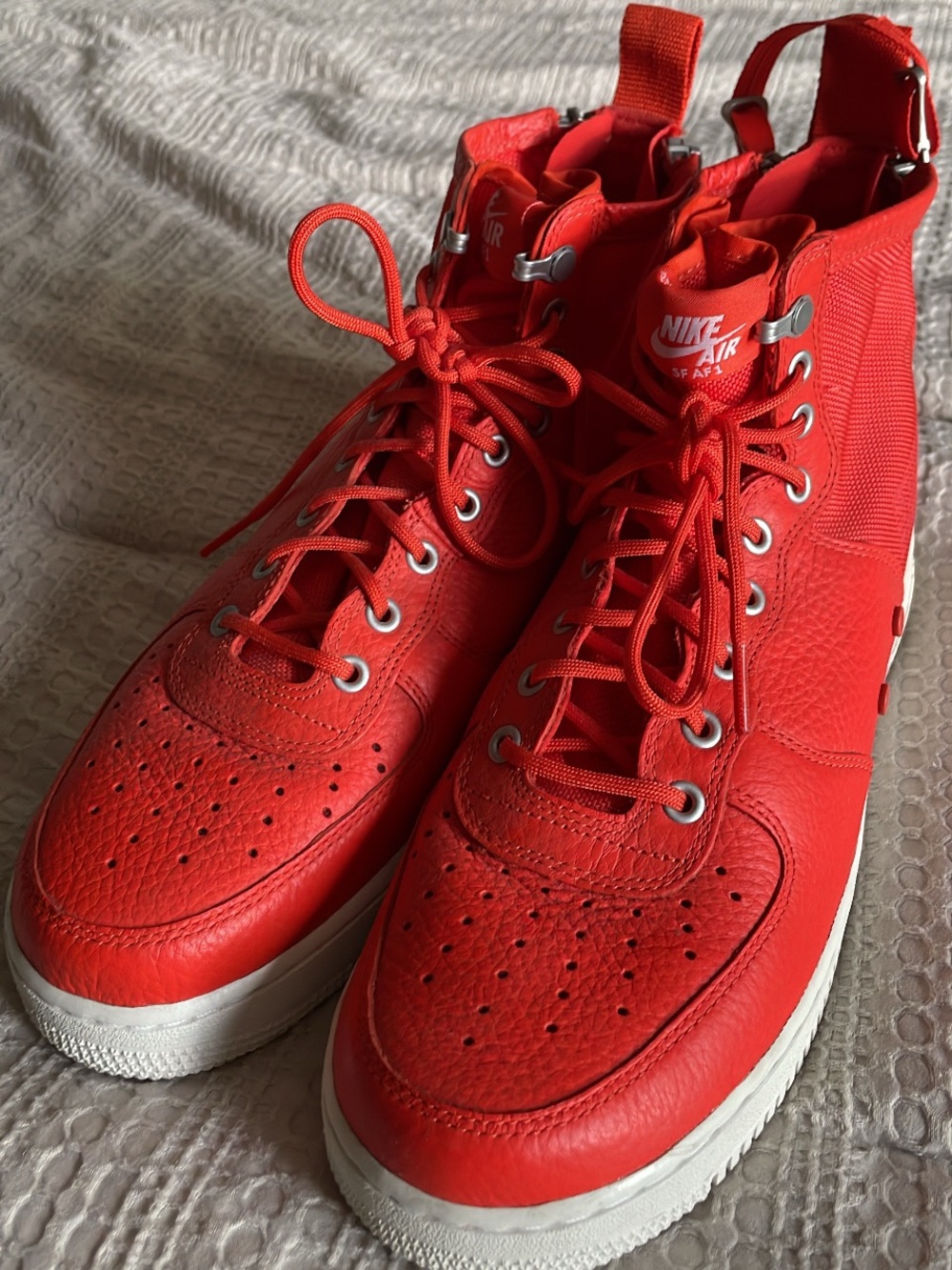 Nike Red High-Top Sneakers